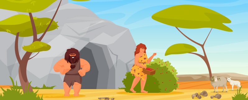 El Mesolítico en primaria para niños