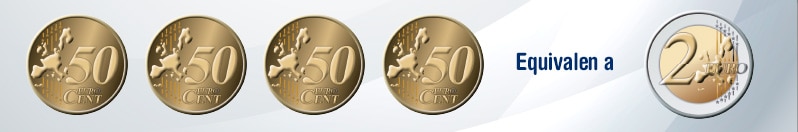 Billetes y monedas de euro