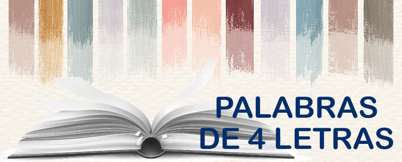 Listado de palabras de 4 letras