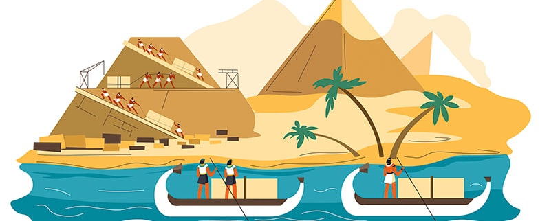 Las pirámides de Egipto para niños en primaria