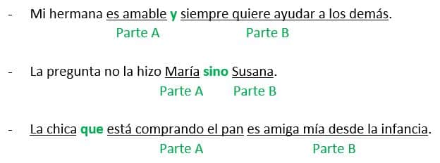 Conjunciones para niños