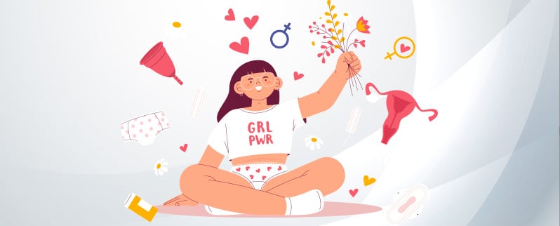 Ciclo menstrual para niños