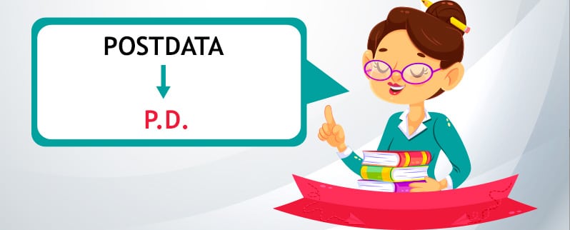 Abreviatura de postdata