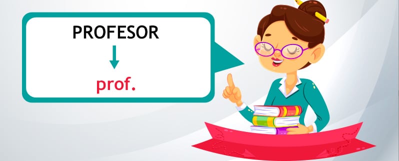 Abreviatura de profesor