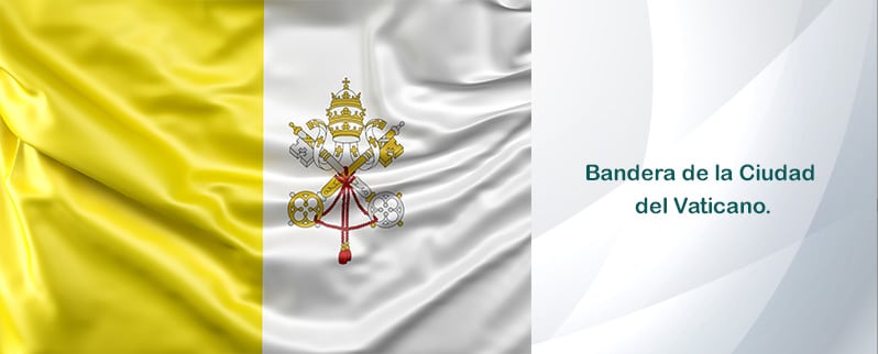 País Pequeño Bandera Vaticano