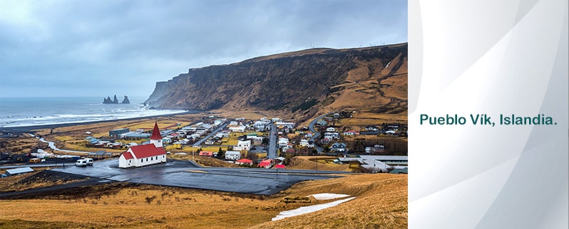 Pueblo Vík Islandia