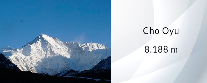 Montaña más alta del mundo: Cho Oyu