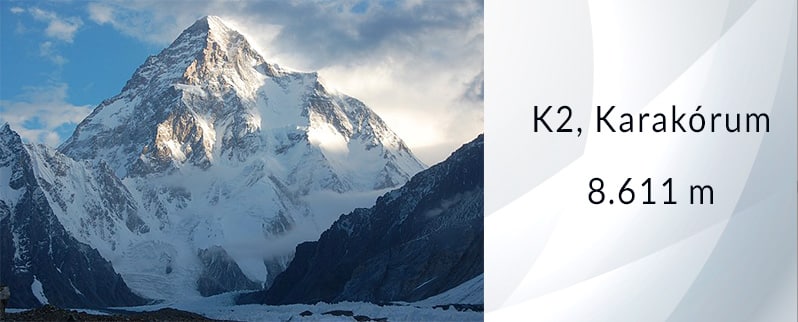 Montaña más alta del mundo: K2 - Karakórum