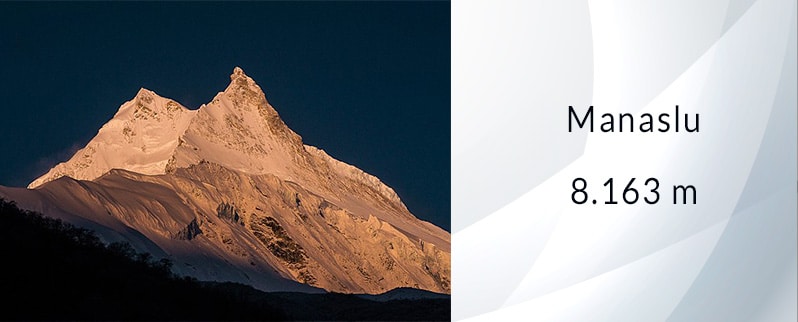 Montaña más alta del mundo: Manaslu
