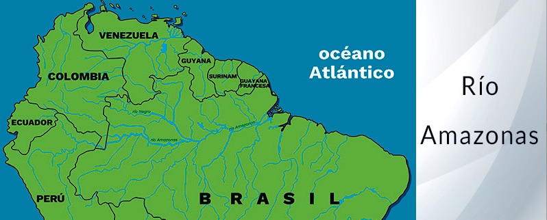 Ríos más caudalosos del mundo: Países por donde pasa el Amazonas