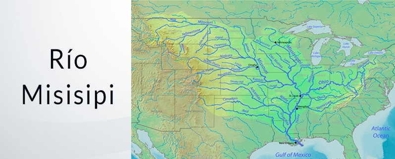 Ríos más largos del mundo: Misisipi