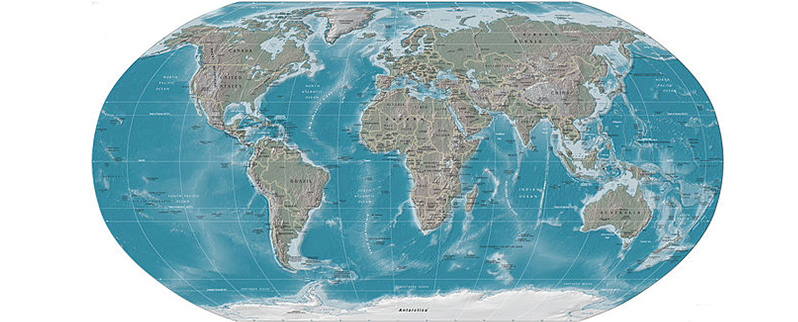 Mapa Planisferio Político