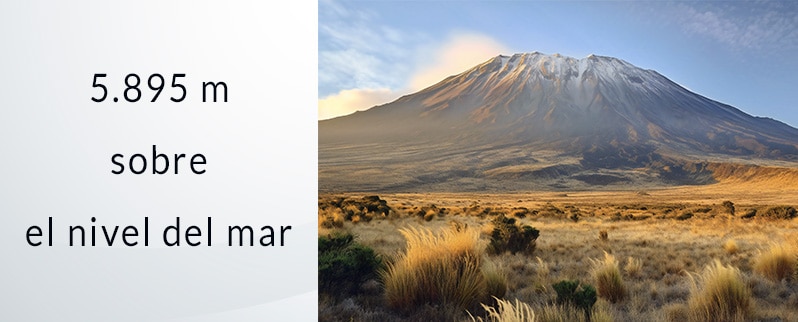 El volcán más grande del mundo: Monte Kilimanjaro