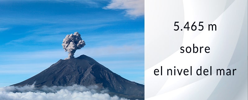 El volcán más grande del mundo: Popocatépetl