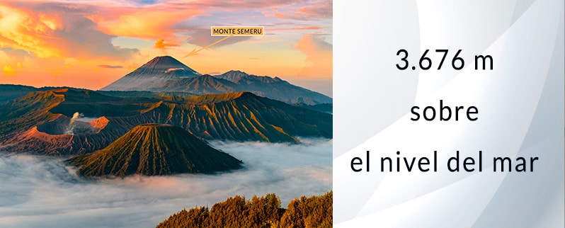 El volcán más grande del mundo: Semeru