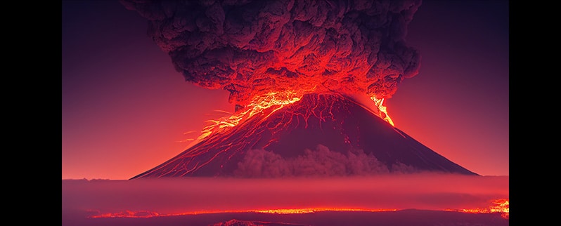 El volcán más grande del mundo: Portada