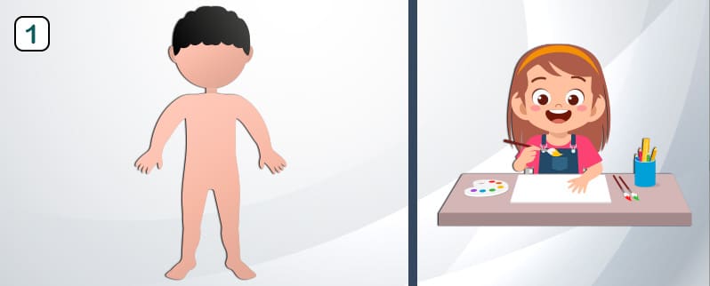 Dibuja Contorno Cuerpo Humano