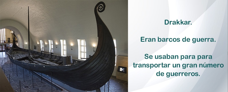 Barco Drakkar Vikingo