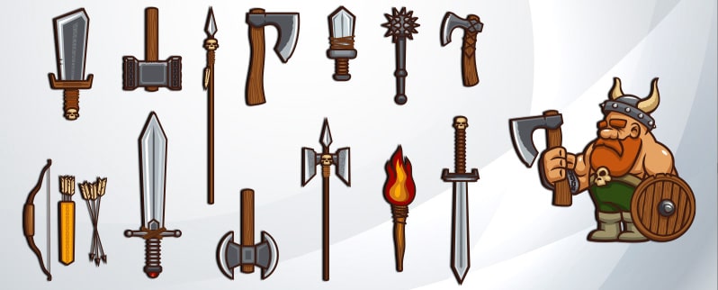Guerreros Vikingos Armas