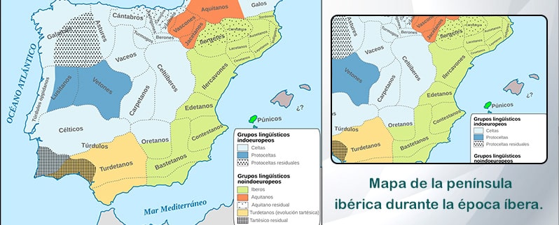 Mapa Península Ibérica