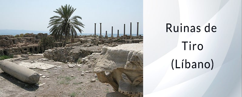 Los pueblos fenicios: Ruinas en Tiro, Líbano