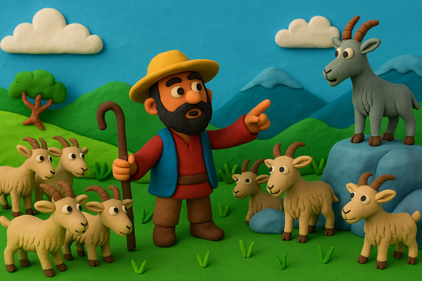 176 Las Cabras Y El Cabrero