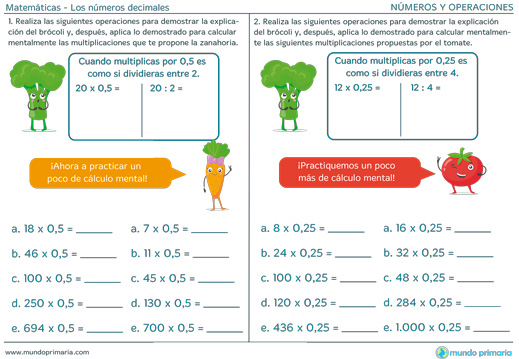 Como dividir entre decimales